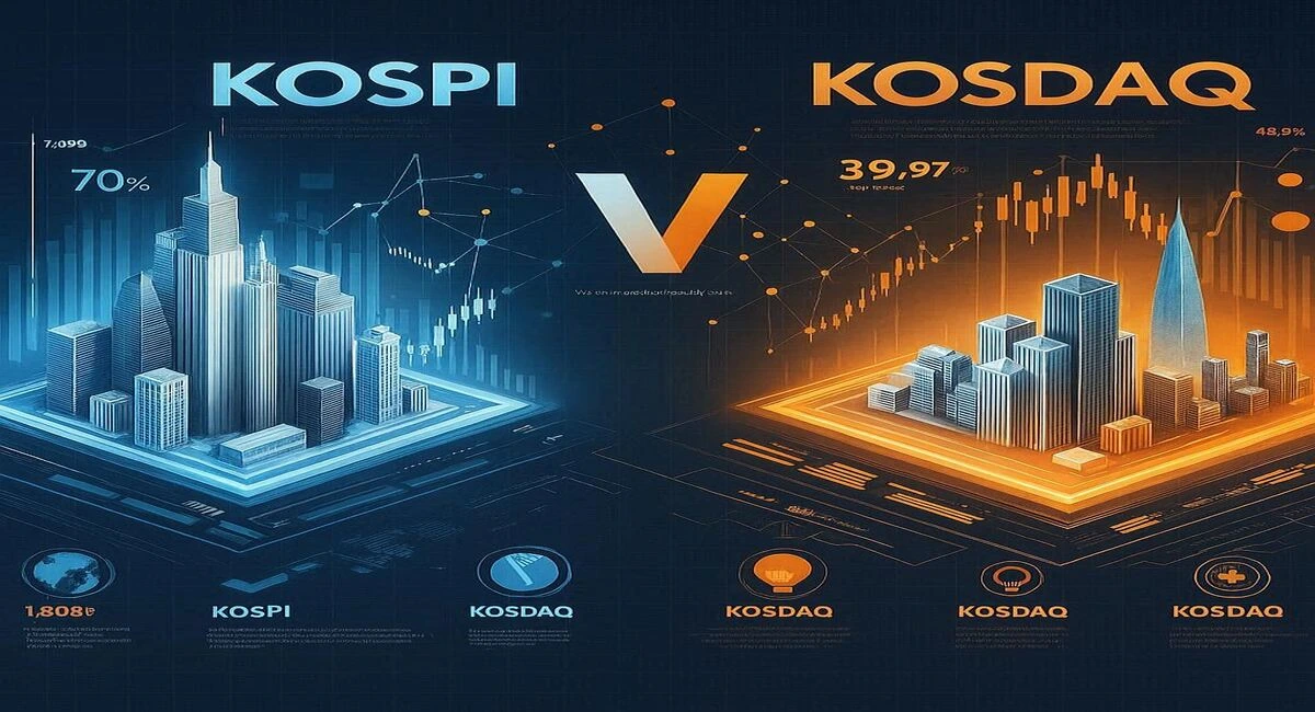 코스피 코스닥 차이 비교 인포그래픽, KOSPI와 KOSDAQ 시장 특징 대비