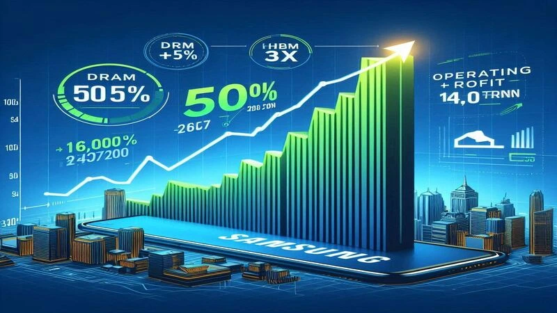 삼성전자 주가 2025년 5만원에서 2026년 16만원 급등 차트 DRAM HBM 매출 증가